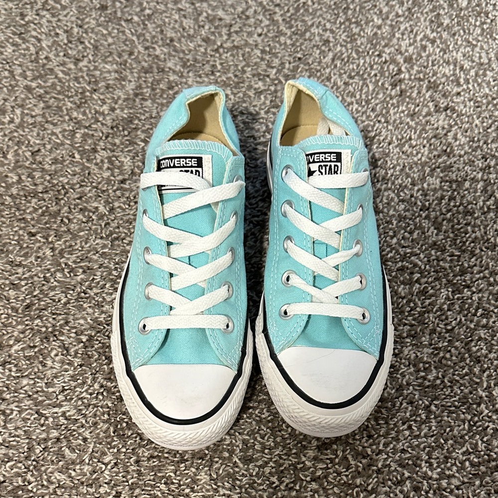 Converse Turquoise Low-Top Sneakers